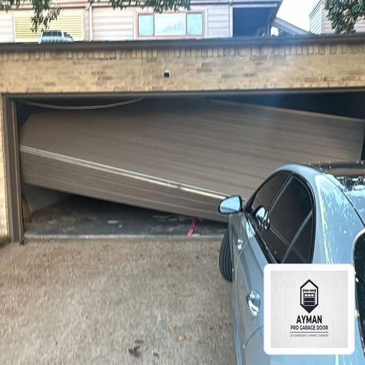What to Do When Your Garage Door Jumps Off Track in Rosenberg, TX